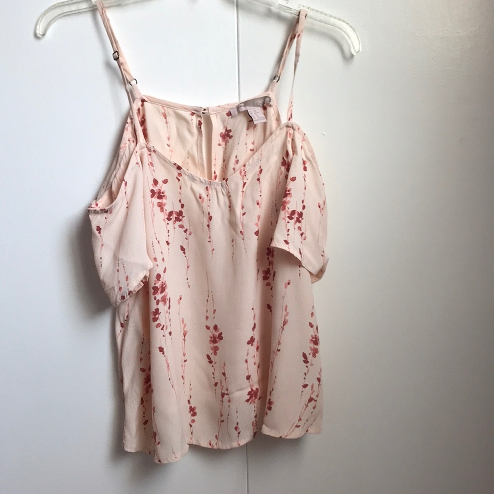 Pink flower tank top!